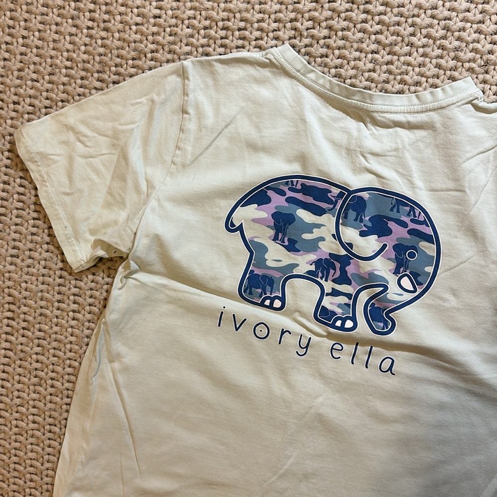 IVORY ELLA SHORT SLEEVE TSHIRT